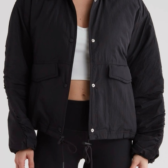 NWT Free People Off the Bleachers coaches Jacket - Picture 2 of 3